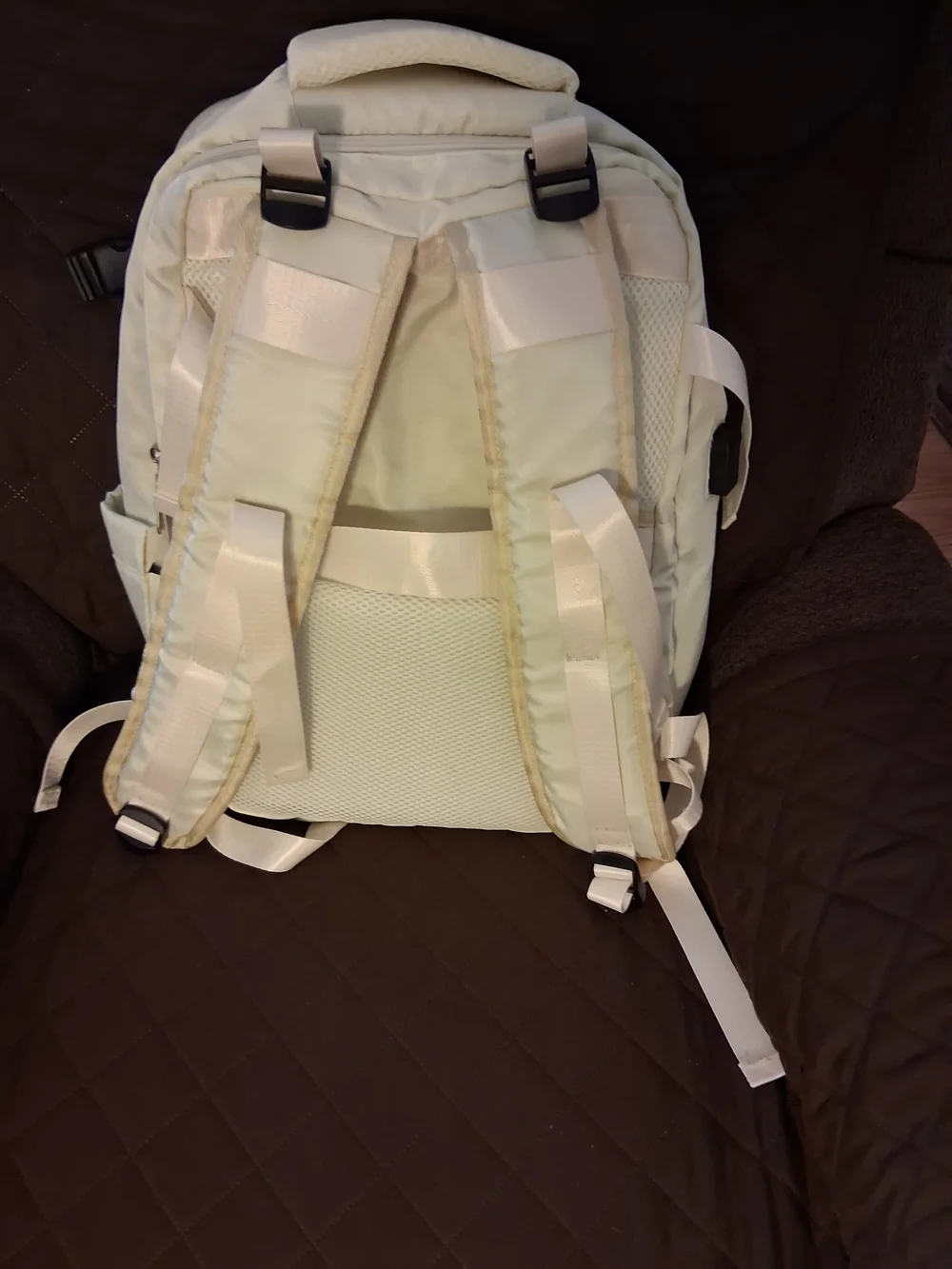 Unisex White Everyday Backpack